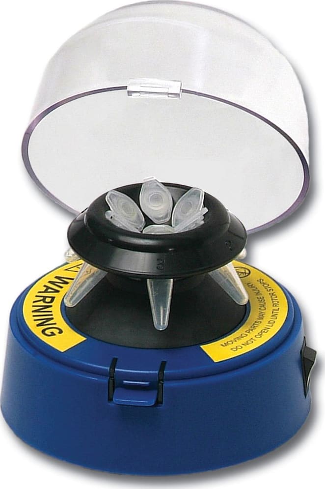 Benchmark BSC1006-B - Blue Mini-Centrifuge with 2 Rotors, 6 Tubes, 115V