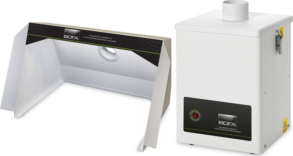 Bofa V250 with FumeCAB 250 - Fume Extractor and Partial Enclosure (Catalog E0841A0006)