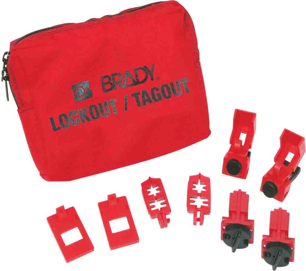 Brady 99300 - 120 277 Volt Breaker Lockout Pouch Kit w/out Padlocks