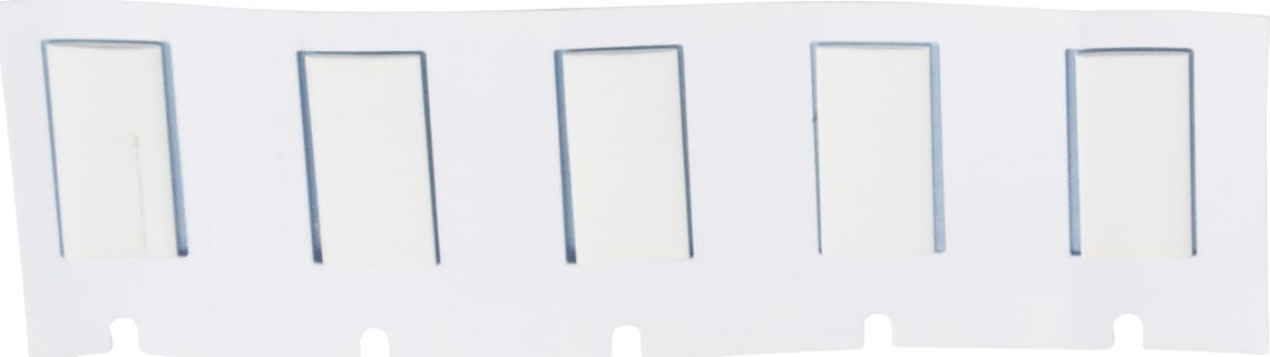 Brady M4-187-075-342 - Heat-Shrink Labels, for BMP41 & M5 Printers, 0.335x0.75' W, PermaSleeve Series