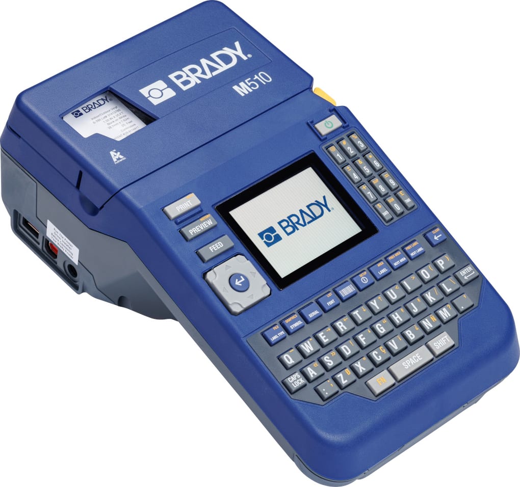 Brady M510 - Portable Label Printer, 1.5' Wide Label