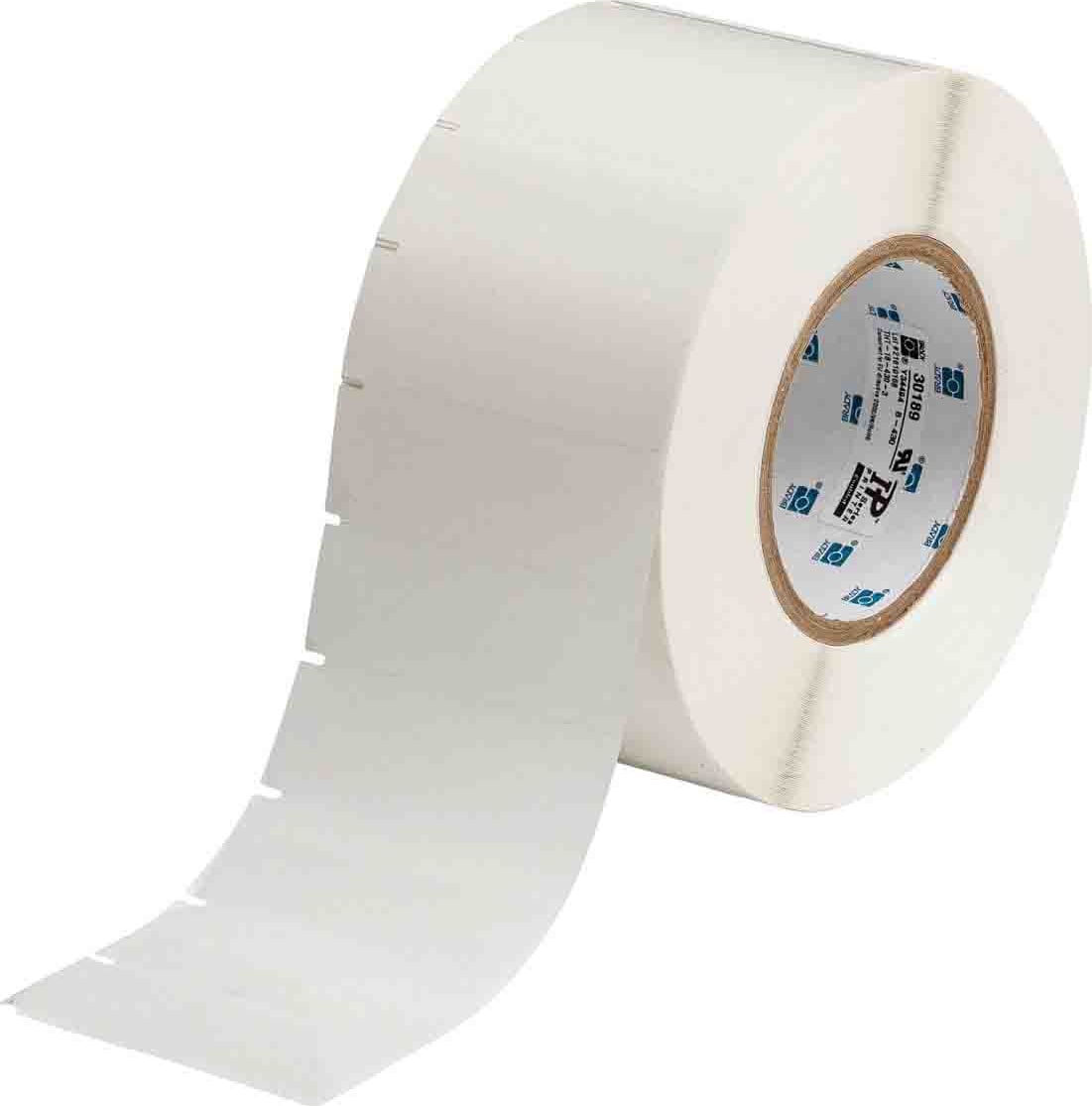 Brady THT-18-430-3 - Harsh Environment Multi-Purpose Clear Polyester Labels for 3' Core Printers - 1' x 3'