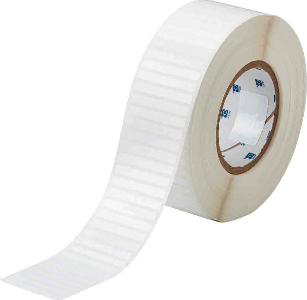 Brady THT-48-423-10 - Polyester Labels, Harsh Environment Multi-Purpose, For 3' Core Printers, White, 0.25' x 2', 10000/Rl