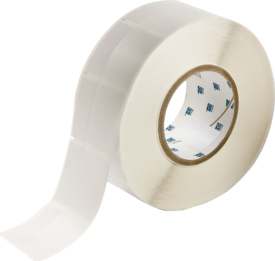 Brady THT-67-427-1.5 - Self-Laminating Vinyl Wrap Around Labels for 3' Core Printers - 2.25' x 2'