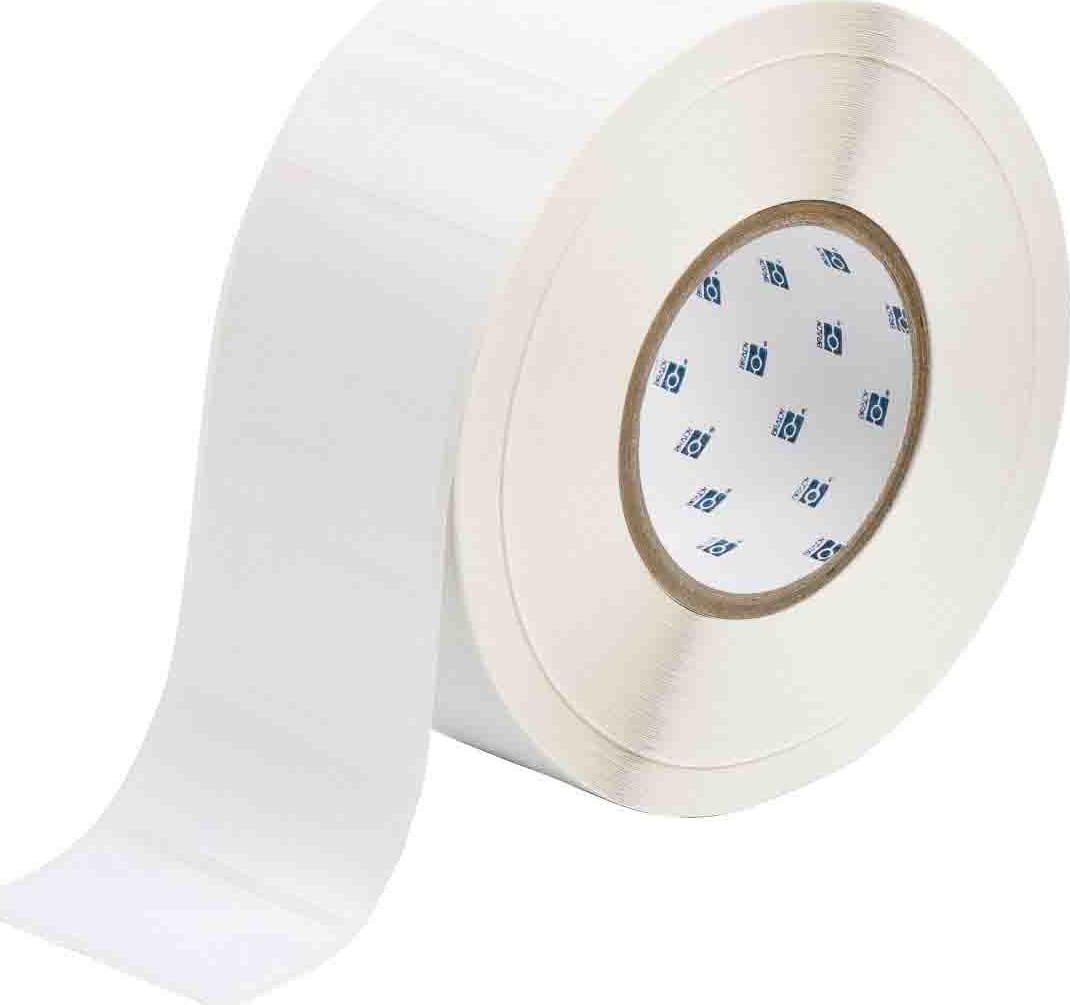Brady THT-7-423-3 - Harsh Environment Multi-Purpose Polyester Labels for 3' Core Printers - 1.25' x 2.75' White