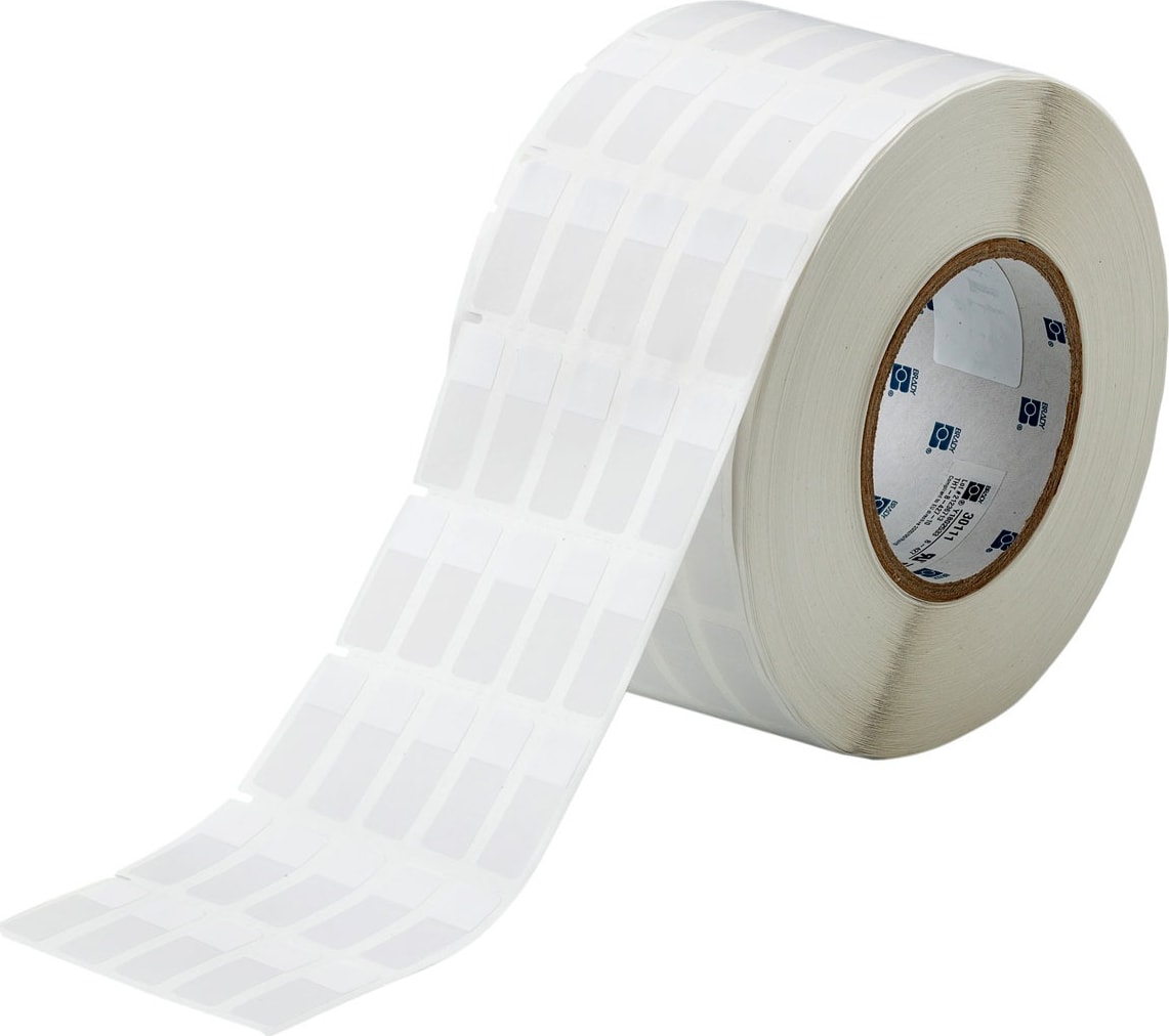 Brady THT-8-427-10 - Self-Laminating Vinyl Wrap Around Labels for 3' Core Printers - 1.437' x 0.5'