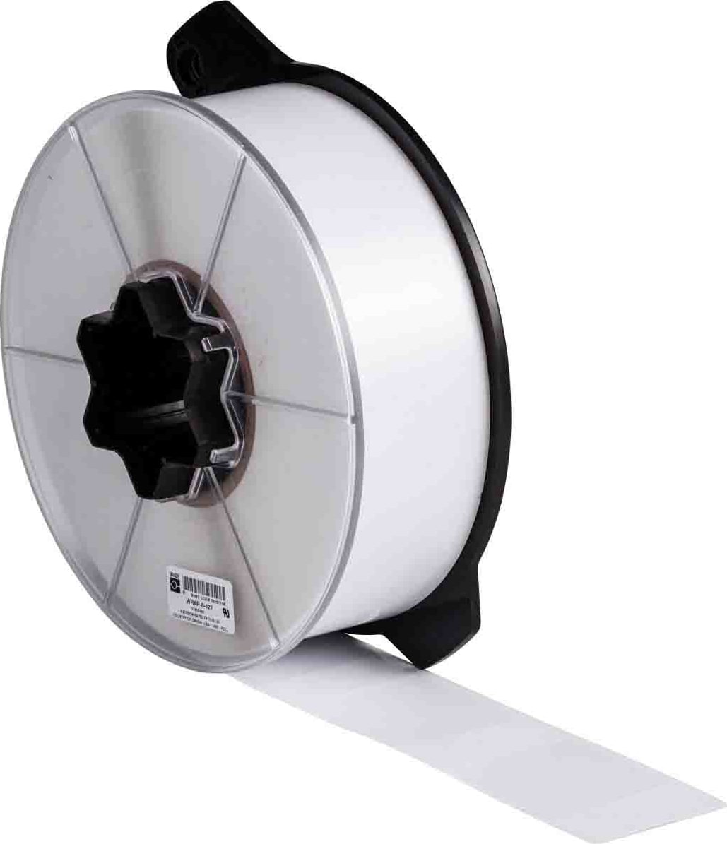 Brady WRAP-6-427 - Self-Laminating Vinyl Wrap Around Labels for A6500 Printer Applicator - 3' x 2'
