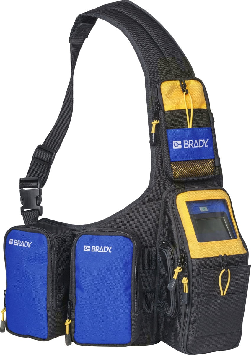Brady BMP-PACK-2 - Sling Pack for M611 Mobile Printer (Black & Blue)