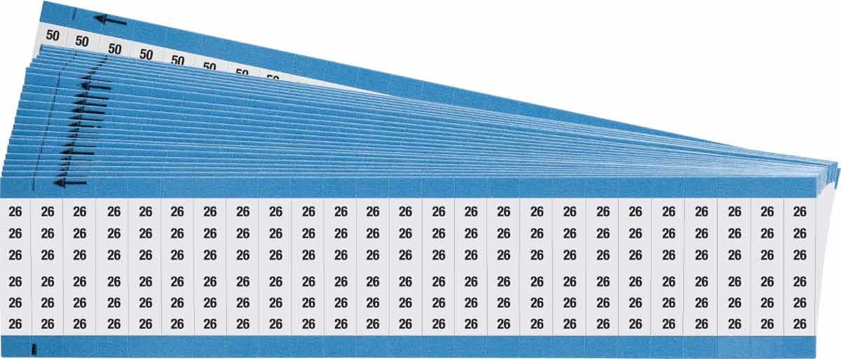 Brady CPCWM-26-50 - Combination Pack Wire Markers, 26 to 50