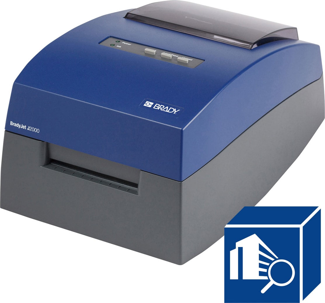 Brady J2000-BWSSFID - BradyJet J2000 Color Label Printer w/ Brady Workstation Safety & Facility ID Software Suite