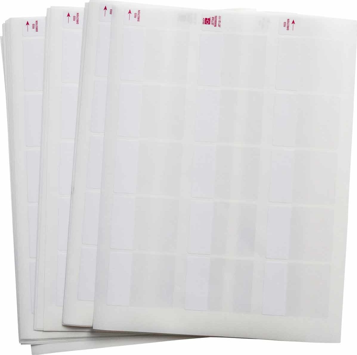Brady JET-32-117-0.5 - JetTab Series Self-Laminating Vinyl Labels