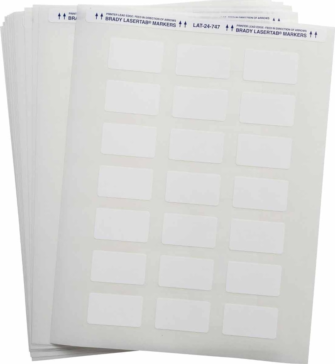 Brady LAT-24-747-1 - LaserTab PermaShield Polyester Labels, 1000/PKG