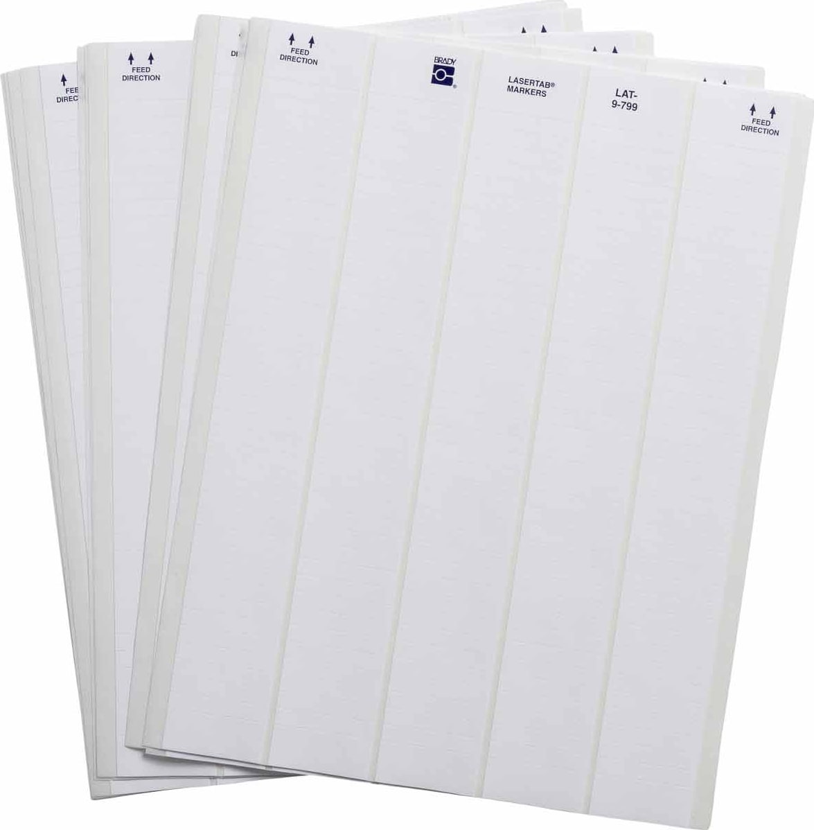 Brady LAT-9-799-10 - LaserTab Series Polyamide Coated Nylon Cloth Labels