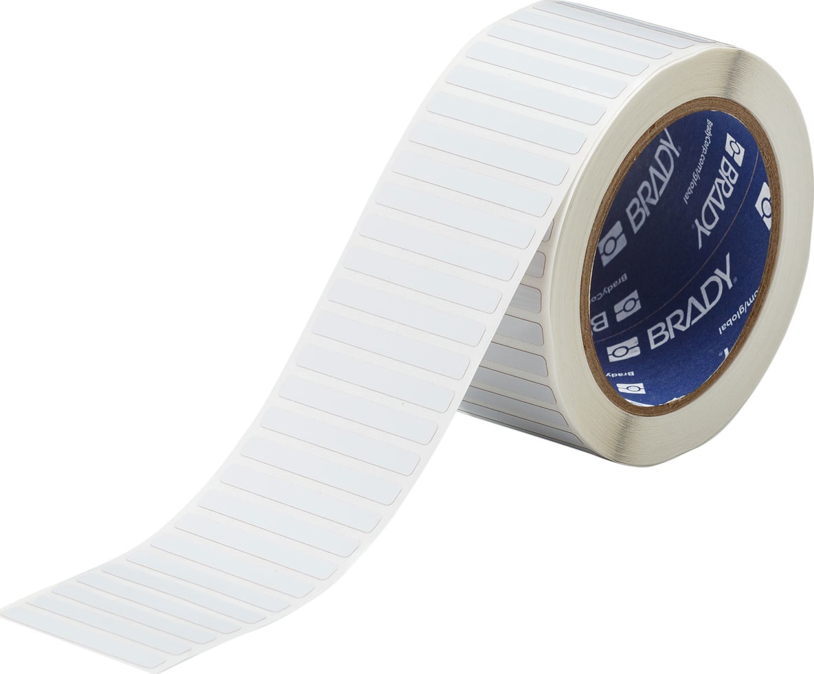 Brady THT-15-717-2.5 - 3' Core Glossy Electrostatic Dissipative 2 mil Polyimide Circuit Board Labels, 2500/Roll