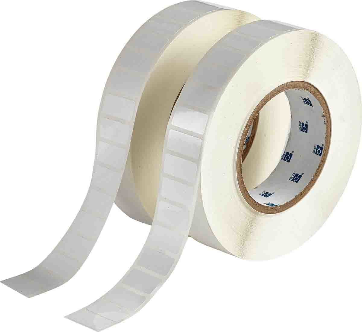 Brady THT-59-533-10 - 3' Core Removable Glossy Polyester Labels, 0.5' x 1', 1/Row