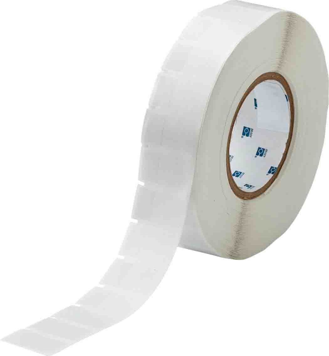 Brady THT-63-427-3.5 - Self-Laminating Vinyl Wrap-Around Labels for 3' Core Printers, Roll/3500 (White/Clear)