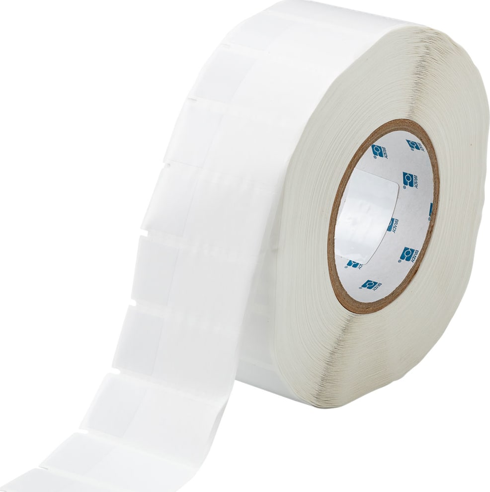 Brady THT-64-427-3 - Self-Laminating Vinyl Wrap Around Labels for 3' Core Printers - 2.25' x 1'