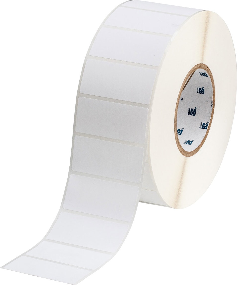 Brady THT-7-489-3 - 3' Core Ultra Aggressive Matte Polyester General Identification Labels, Roll of 3000 Labels