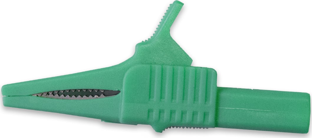 Mueller Electric BU-65-5 - Heavy Duty, Large Jaw Alligator Clip Green