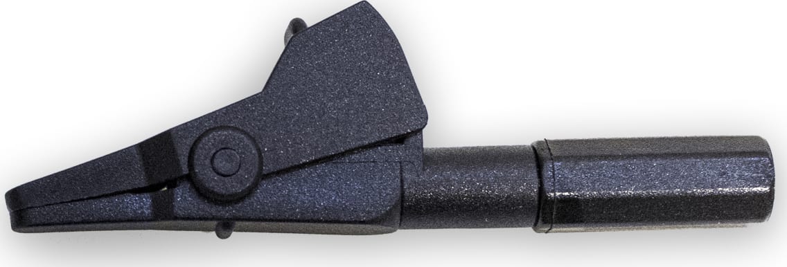 Mueller Electric BU-652-0 - Black Small Safety Alligator Clip