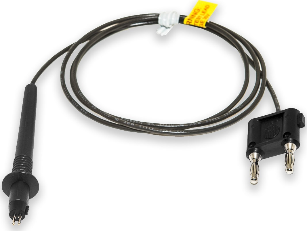 Mueller Electric BU-7042-F-48-0 - Test Probe Black, Dual Pogo Tipped