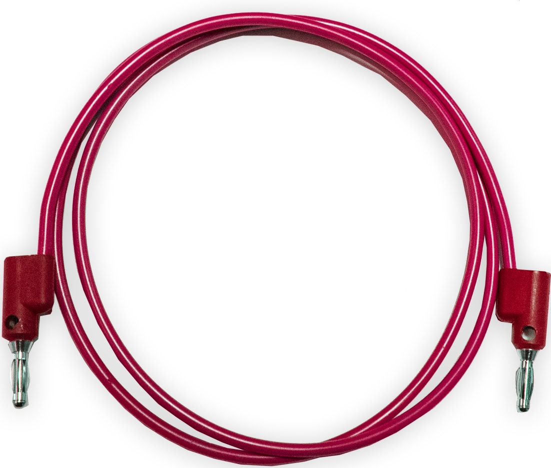 Mueller Electric BU-PB12-2 - Banana 12' Red Patch Cord STKG