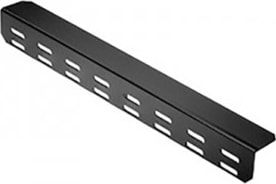 Bud Industries CSB-1354 - Chassis Support Brackets, 14 Gauge Steel, 23in Long, Pair, Black