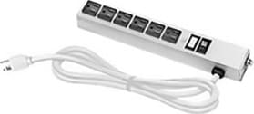 Bud Industries POS-6 - Power Outlet Strip, 6 Outlets, 15 A, 125 V, 14 Gauge, 12.25in, 6ft Cord