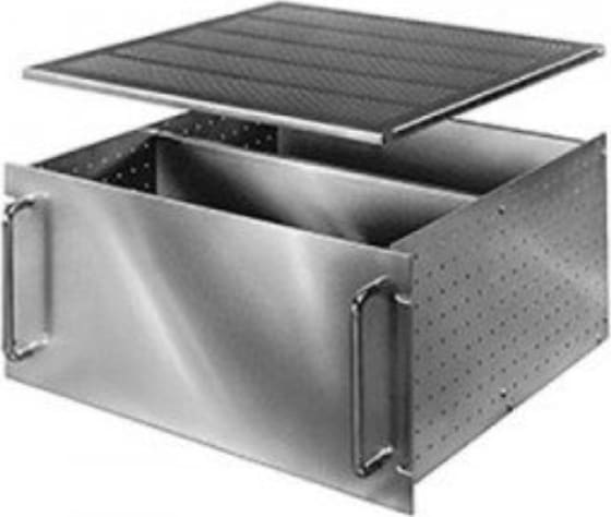 Bud Industries RM-14212 - Rack Mount Chassis, Aluminum, Surface Shield, 5.3 x 19 x 17.1 in, RM Series