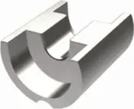 Burndy DV1L - Heat-Treated Stainless-Steel Nest Die for #1 AWG Aircraft Non-Insulated Copper Connectors