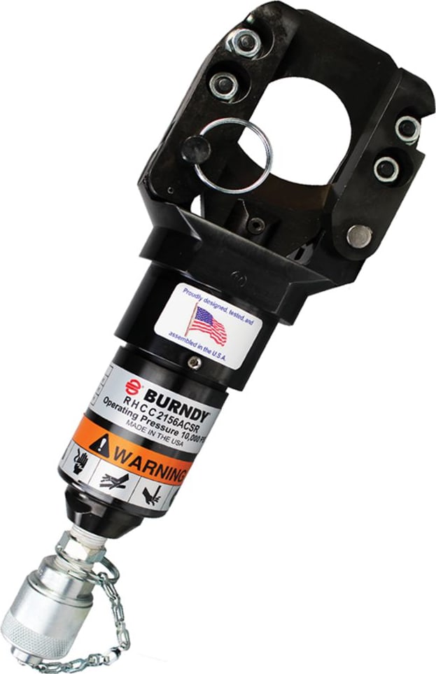 Burndy RHCC2156ACSR - Remote Hydraulic Cutter, Latch-Head, 2156 kcmil ACSR, 2in CU/AL, 10000 PSI