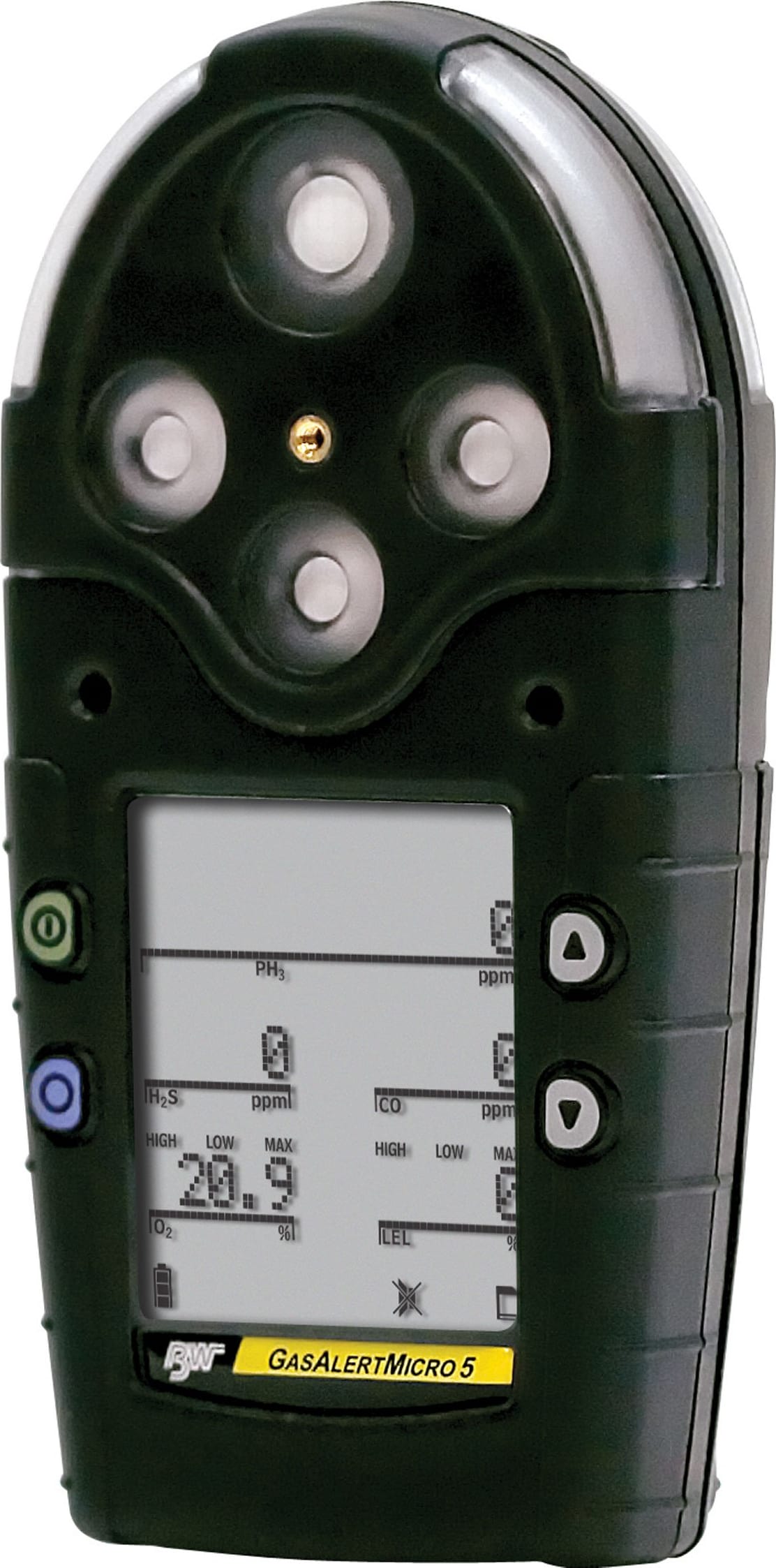 BW M5IR-00B0-R-P-D-B-N-00 GasAlertMicro 5 CO2 (IR) - Rechargeable Battery and pump