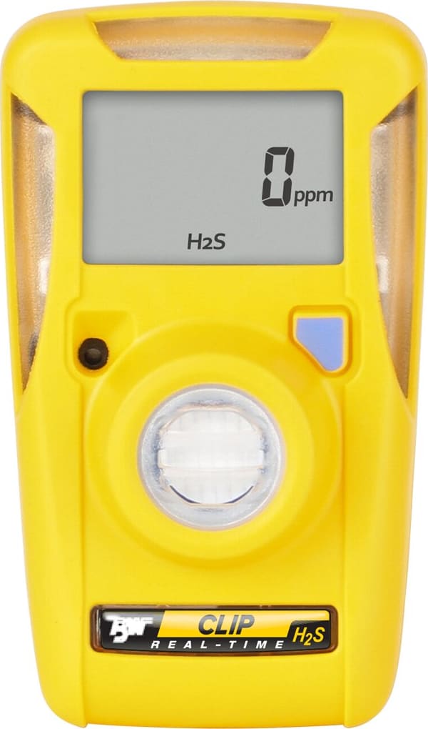 BW BWC2-H10 - Clip Series, 2 Year, H2S, 0-100 ppm, Low 10 ppm/High 10 ppm