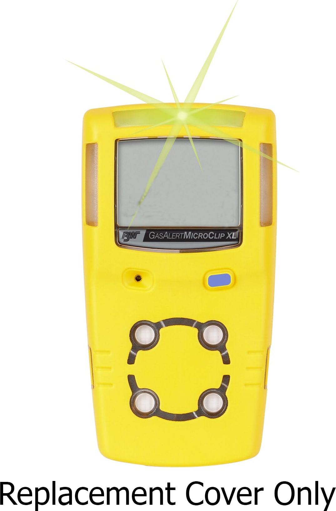 BW MCXL-FC1 Replacement front enclosure (yellow) for GasAlertMicroClip XL