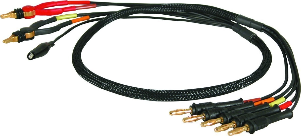 Cal Test CT2330 Partial Insulation Kelvin Clip Test Lead 100cm Length