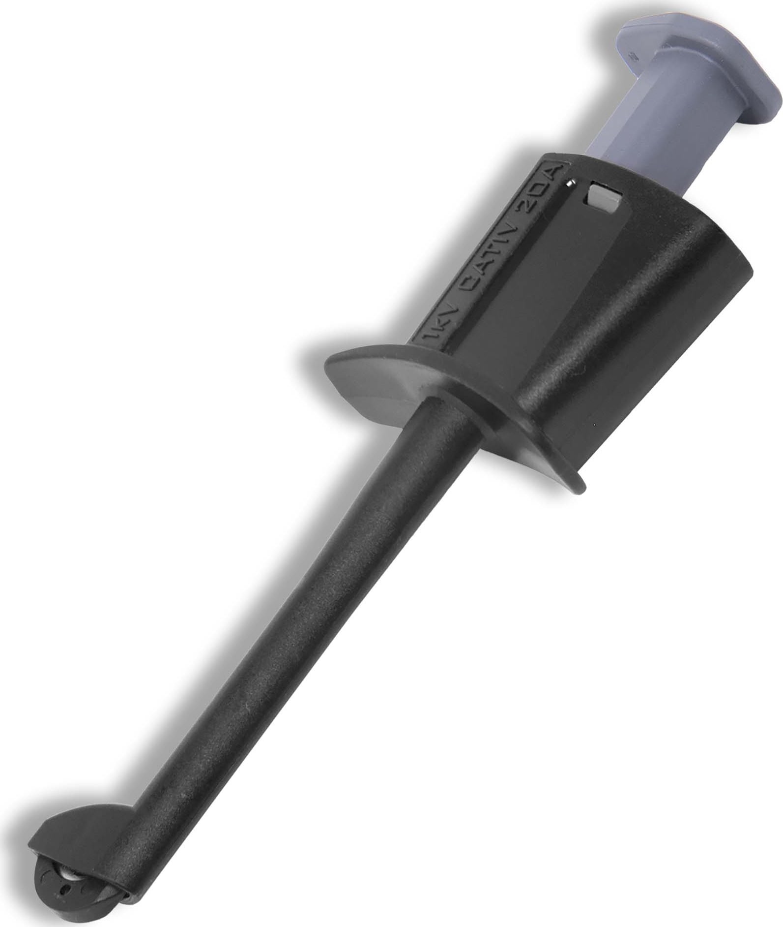 Cal Test CT4378-0 - CAT IV Safety Hook Clip, Black