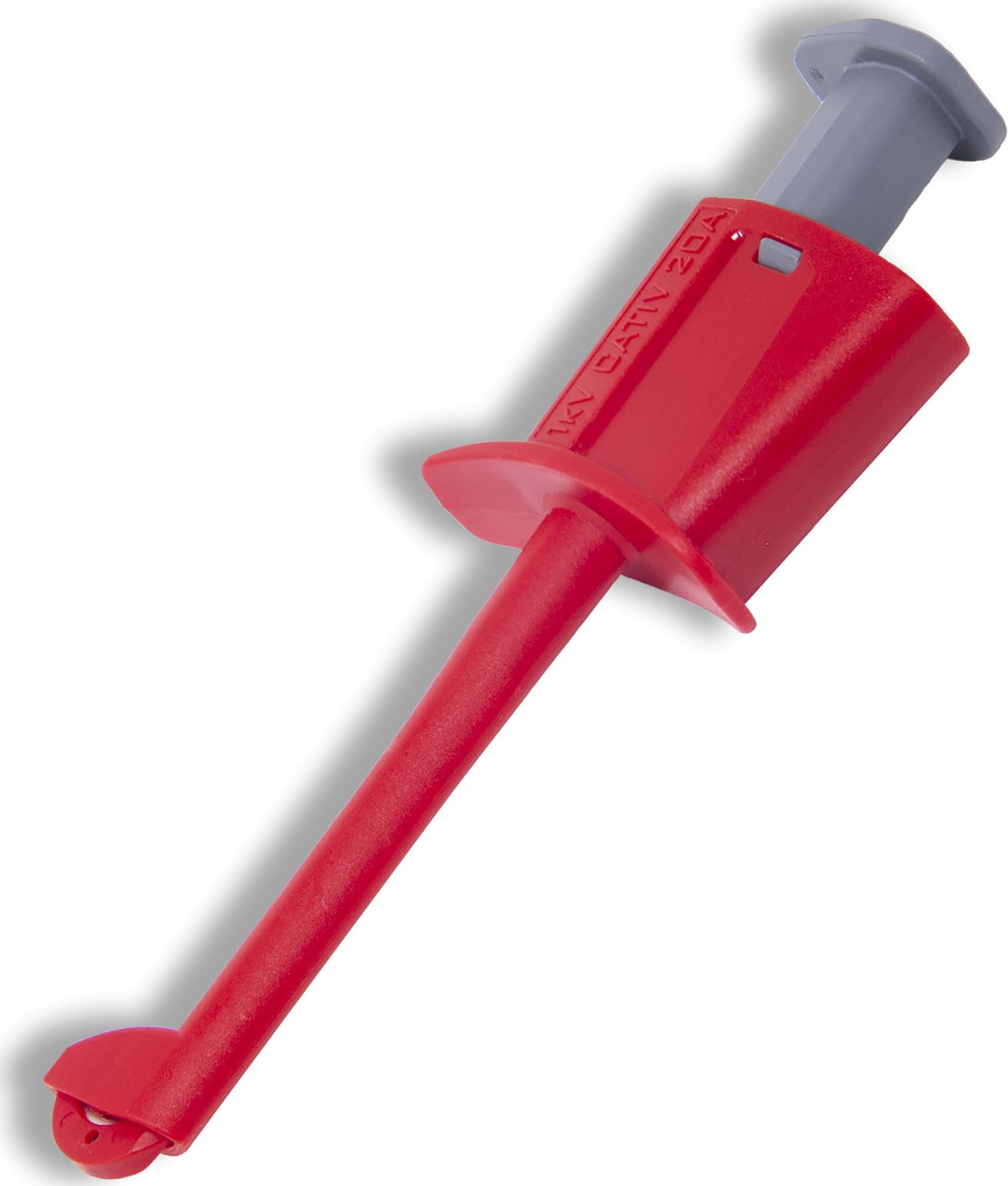 Cal Test CT4378-2 - CAT IV Safety Hook Clip, Red