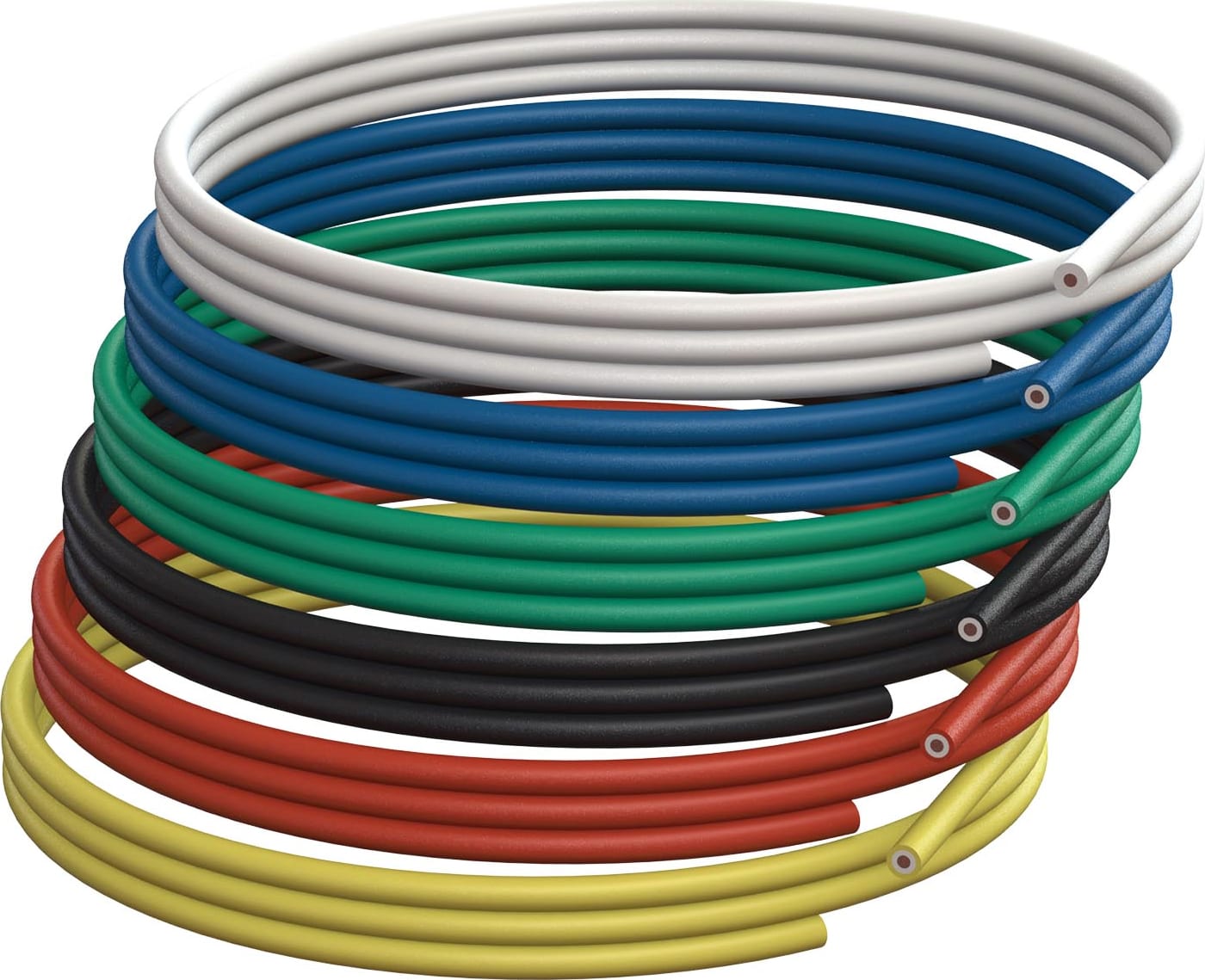 Cal Test CT4403 - Test Lead Wire Color Pack, Silicone, 2m, 18 AWG (0.75 mm2)