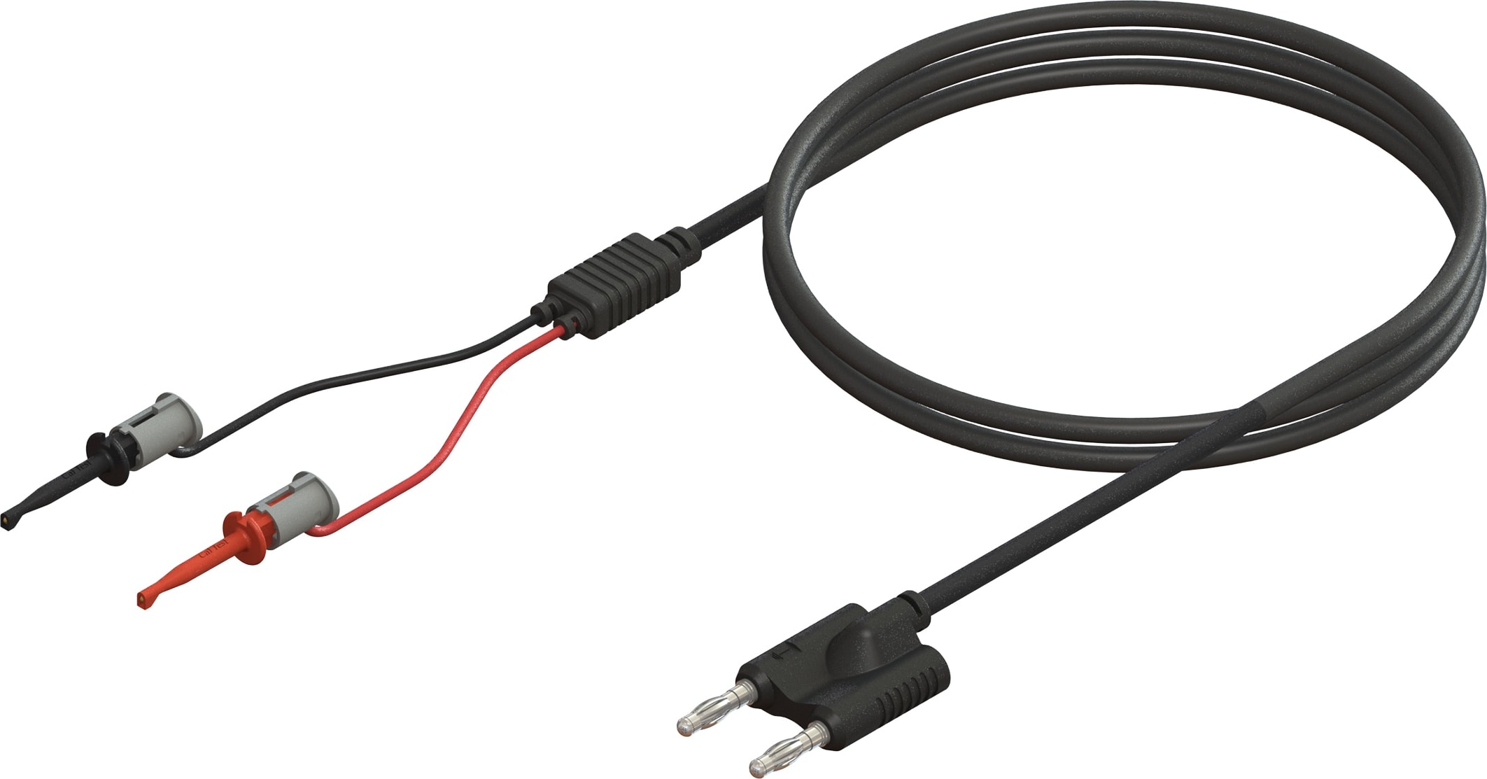 Cal Test CT4457-100 - Double Banana Plug to MiniPRO Clips Breakout Cable Assembly