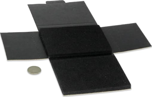CCI PPF2535 - Pillowstat Folder, 3-1/2' x 2-9/16' x 1/2'