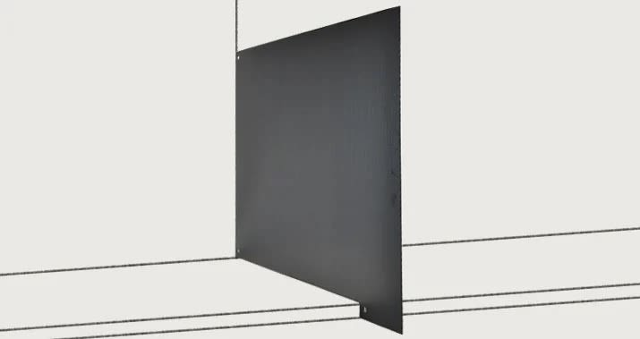 CCI WSD3024 - ESD-Safe Workspace Divider Conductive Plastic, 38' x 32.5'