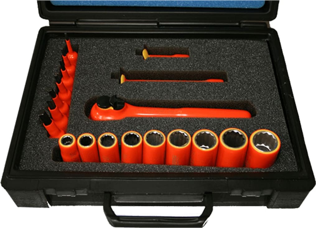 Cementex ISHS-20L - Insulated 20Pc Socket and Hex Bit Set