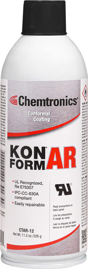 Chemtronics CTAR-12 - Konform AR Acrylic Conformal Coating, 11.5 oz. (429 ml) Aerosol