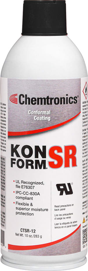 Chemtronics CTSR-12 - Konform SR Silicone Conformal Coating, 10 oz. (413 ml) Aerosol
