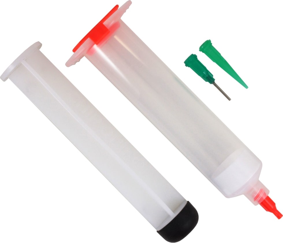 Chip Quik CQ5CC-WP - 5cc Syringe (with Piston, Front Cover, Rear Cover, Two Tips, Plunger) - 10 Pack