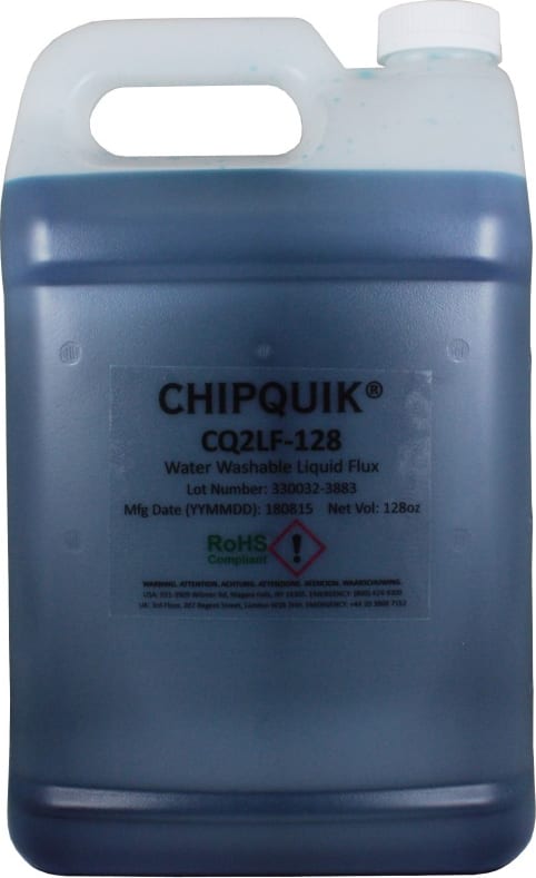 Chip Quik CQ2LF-128 - Liquid Flux Water-Washable in 1 Gallon (128oz) Jug