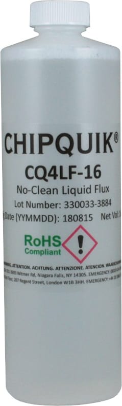 Chip Quik CQ4LF-16 - Liquid Flux No-Clean in 16oz Bottle