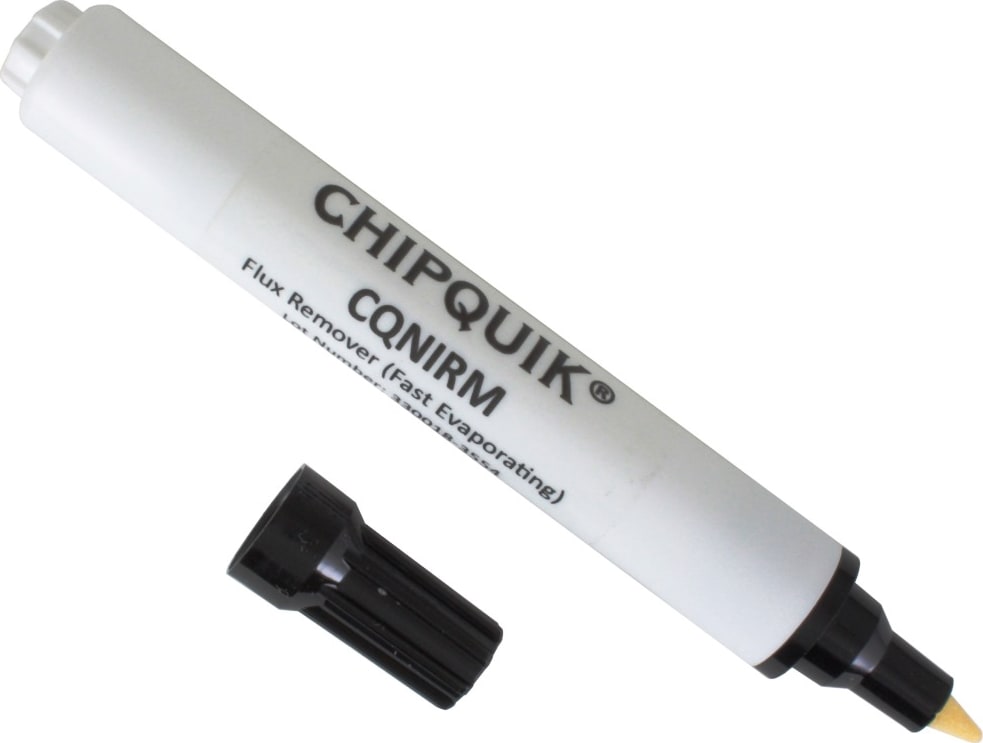 Chip Quik CQNIRM - Flux Remover (Fast Evaporating) in 10ml (0.34oz) Pen w/ Tip