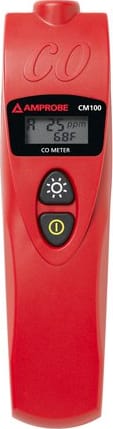 Amprobe CM100 Carbon Monoxide Meter with Adjustable CO Levels