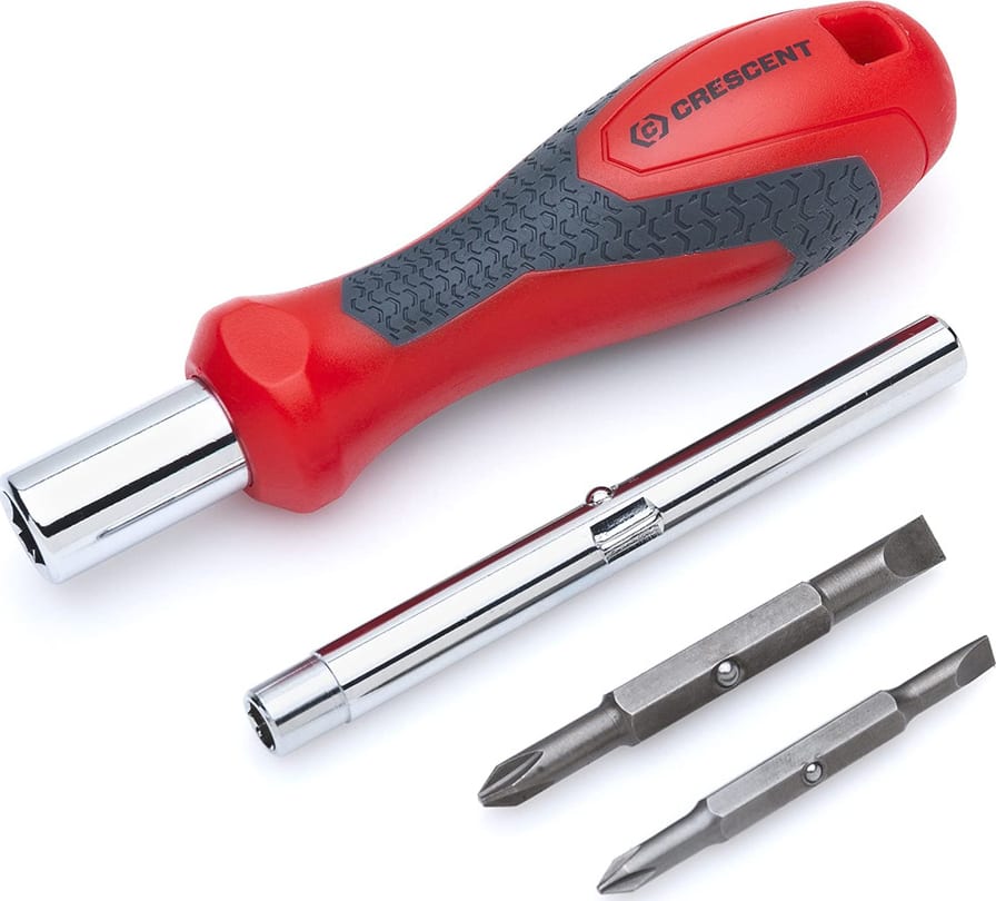 Crescent CMBD7P - Screwdriver, 7-in-1 Interchangeable Bit, Dual Material